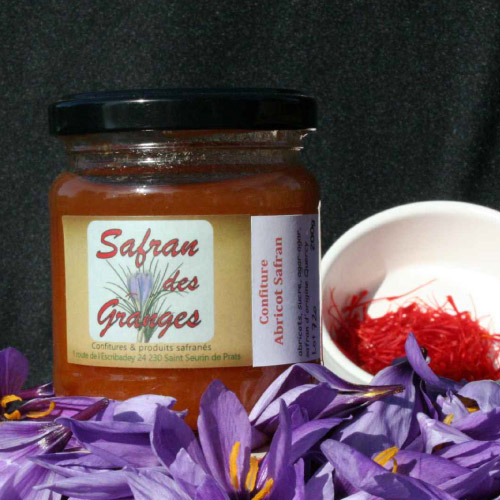 Confiture abricot au safran